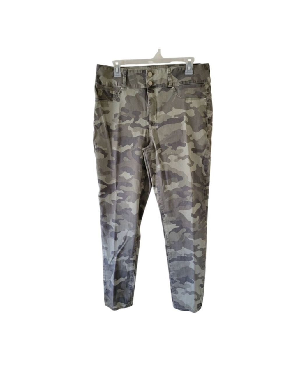Seven7 Curvy High-Rise Camo Skinny Jeans Women’s 14 Stretch - Picture 1 of 11
